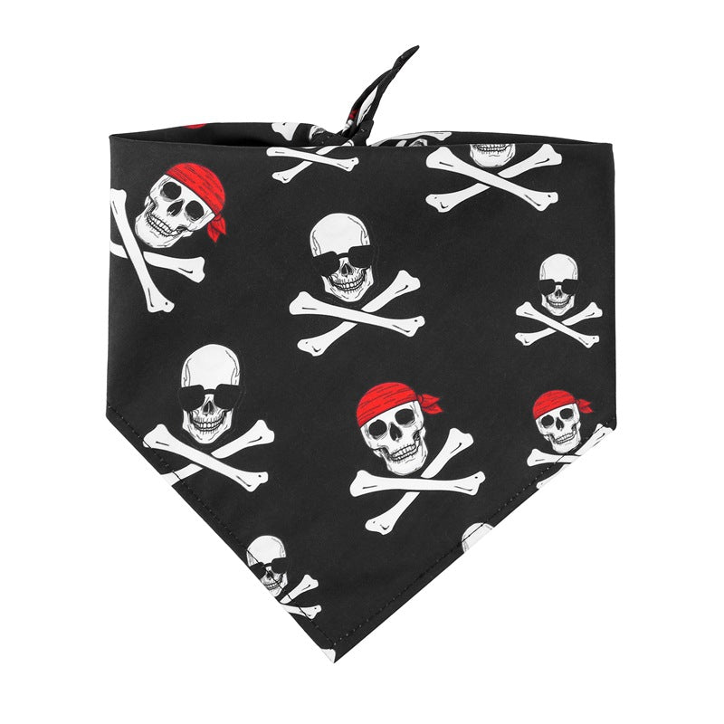 Halloween Skull Dog Towel for Dogs
