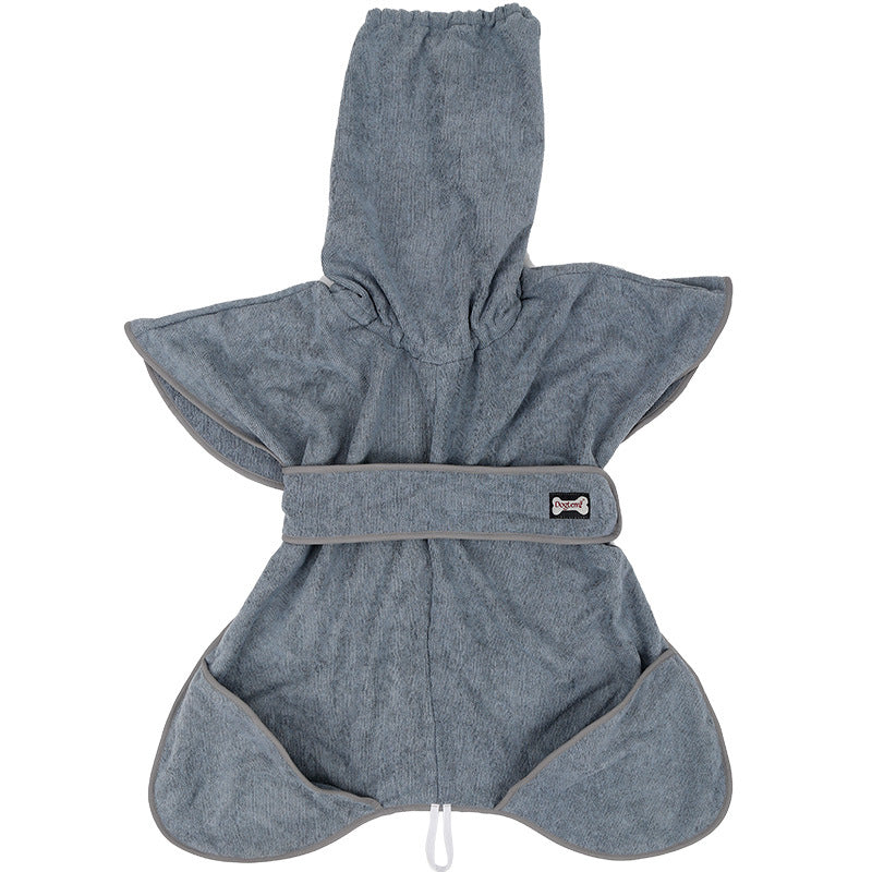 Highly Absorbent Dog Bathrobe