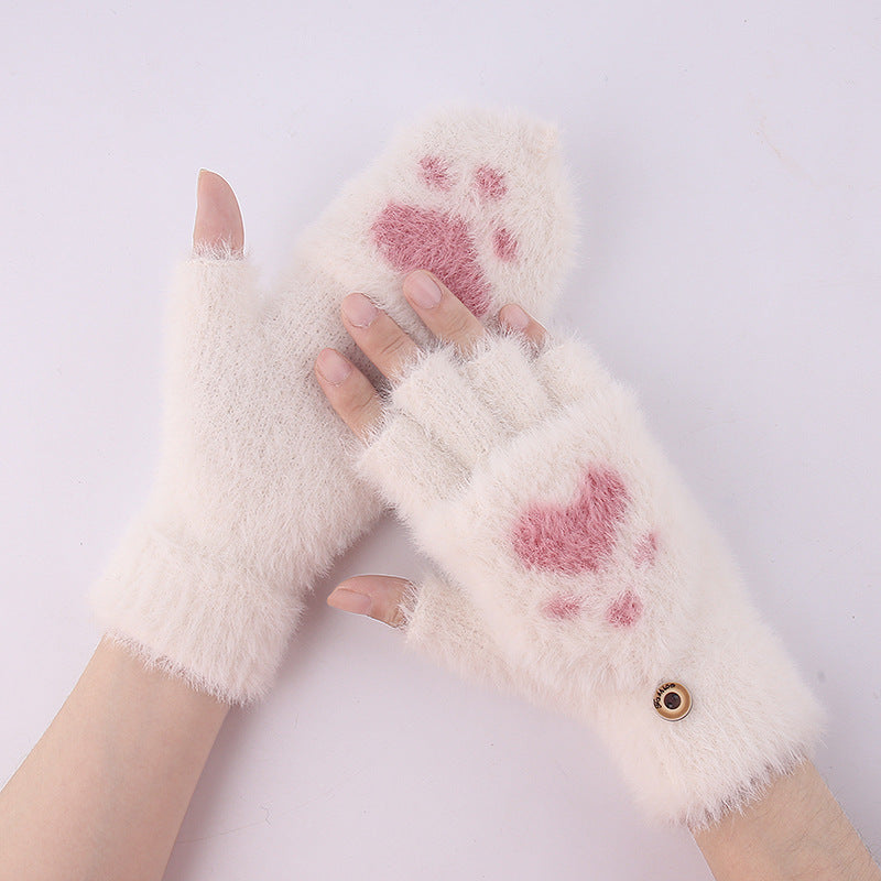 Winter Cat Claw Gloves