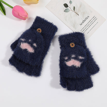 Winter Cat Claw Gloves