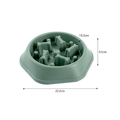 Slow Feeder Pet Bowl for Healthy Eating and Reduced Bloating