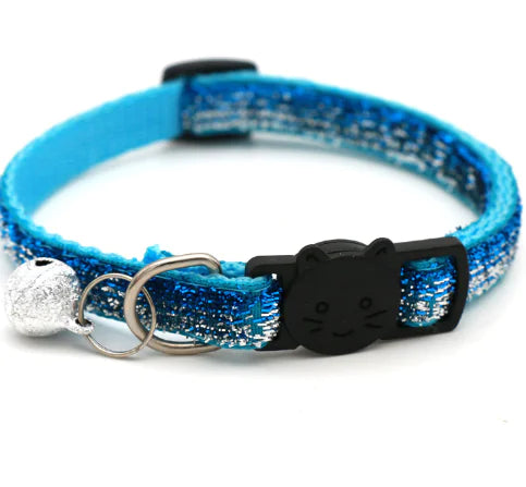 Adjustable Colorful Cat Collar – Soft & Durable Quick-Release