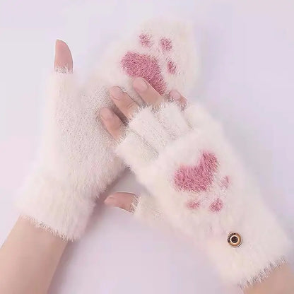 Winter Cat Claw Gloves