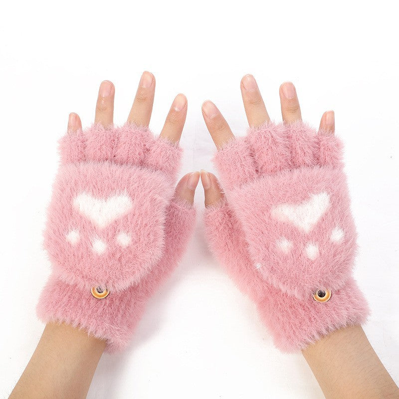 Winter Cat Claw Gloves