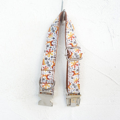 Handmade Christmas Dog Collar