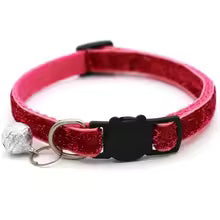 Adjustable Colorful Cat Collar – Soft & Durable Quick-Release
