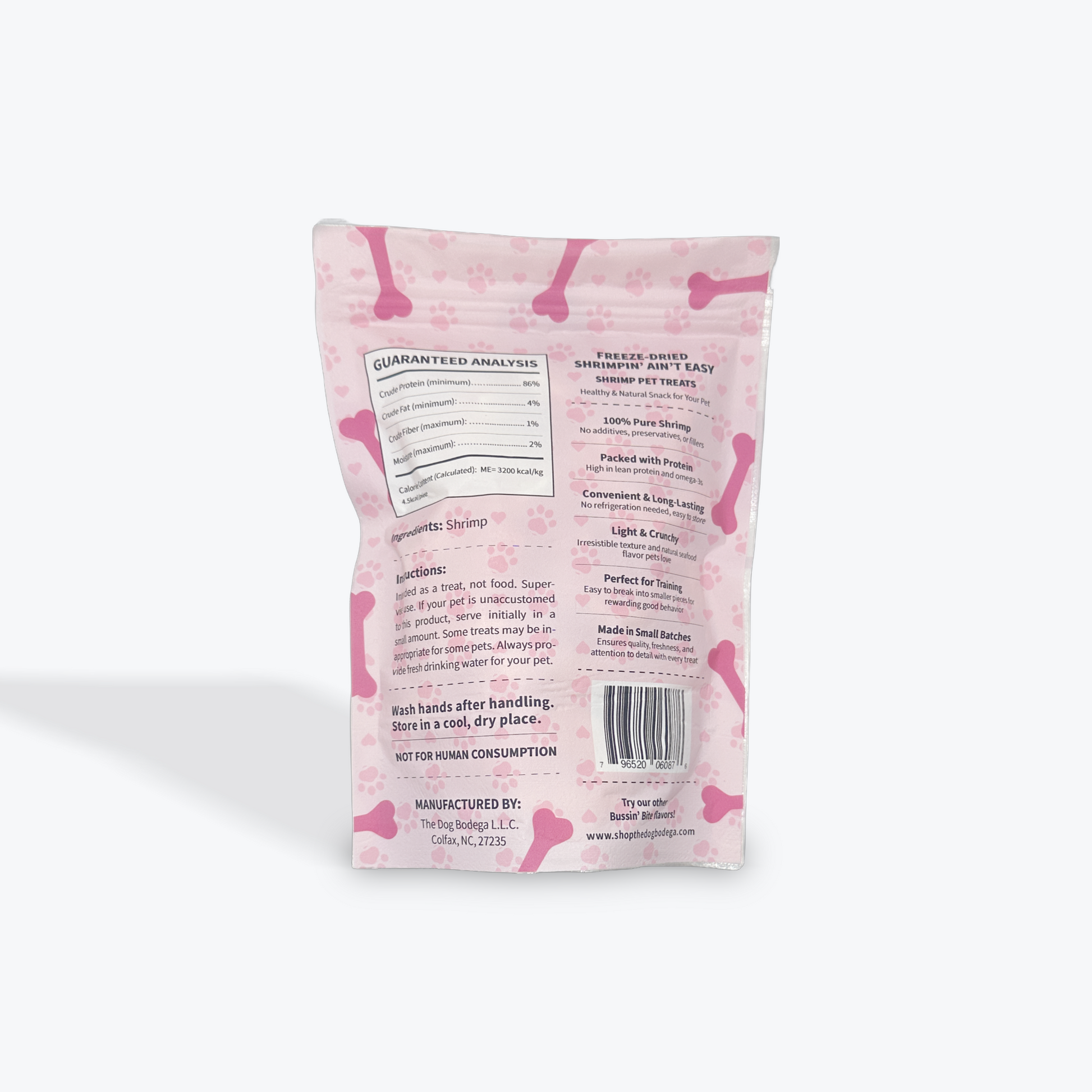 Single Ingredient, High Value Freeze-Dried Training Treats for Dogs & Cats - Shrimp-1