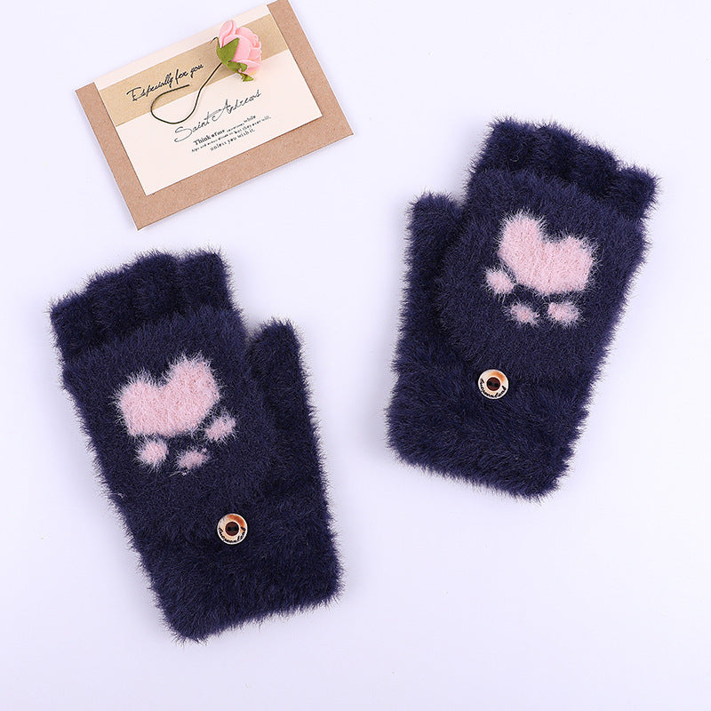 Winter Cat Claw Gloves