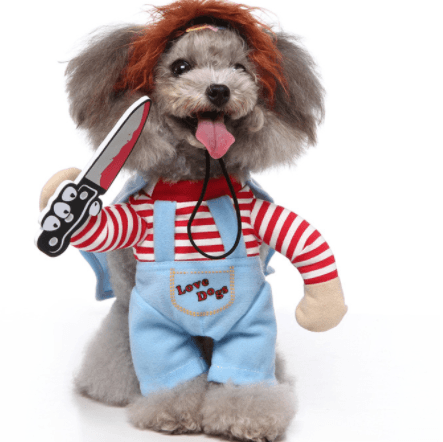 Funny Cosplay Pet Costume Set: Cute Cartoon Dog Outfit For Halloween And Christmas Dress-Up-6