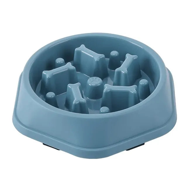 Slow Feeder Pet Bowl for Healthy Eating and Reduced Bloating