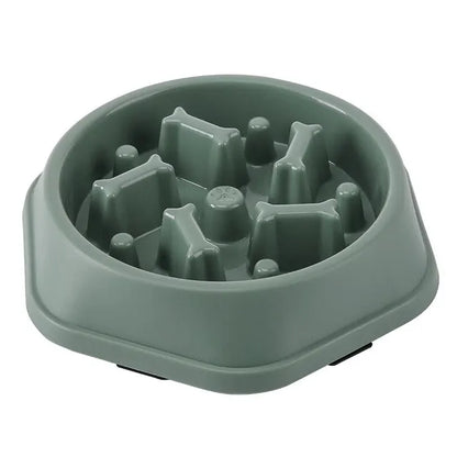 Slow Feeder Pet Bowl for Healthy Eating and Reduced Bloating