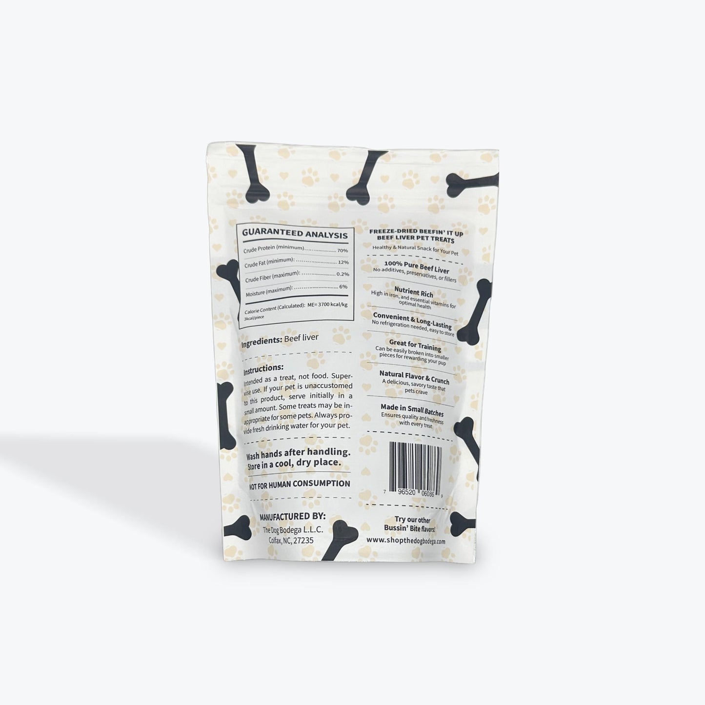 Single Ingredient, High Value Freeze-Dried Training Treats for Dogs & Cats - Beef Liver-1