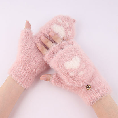 Winter Cat Claw Gloves